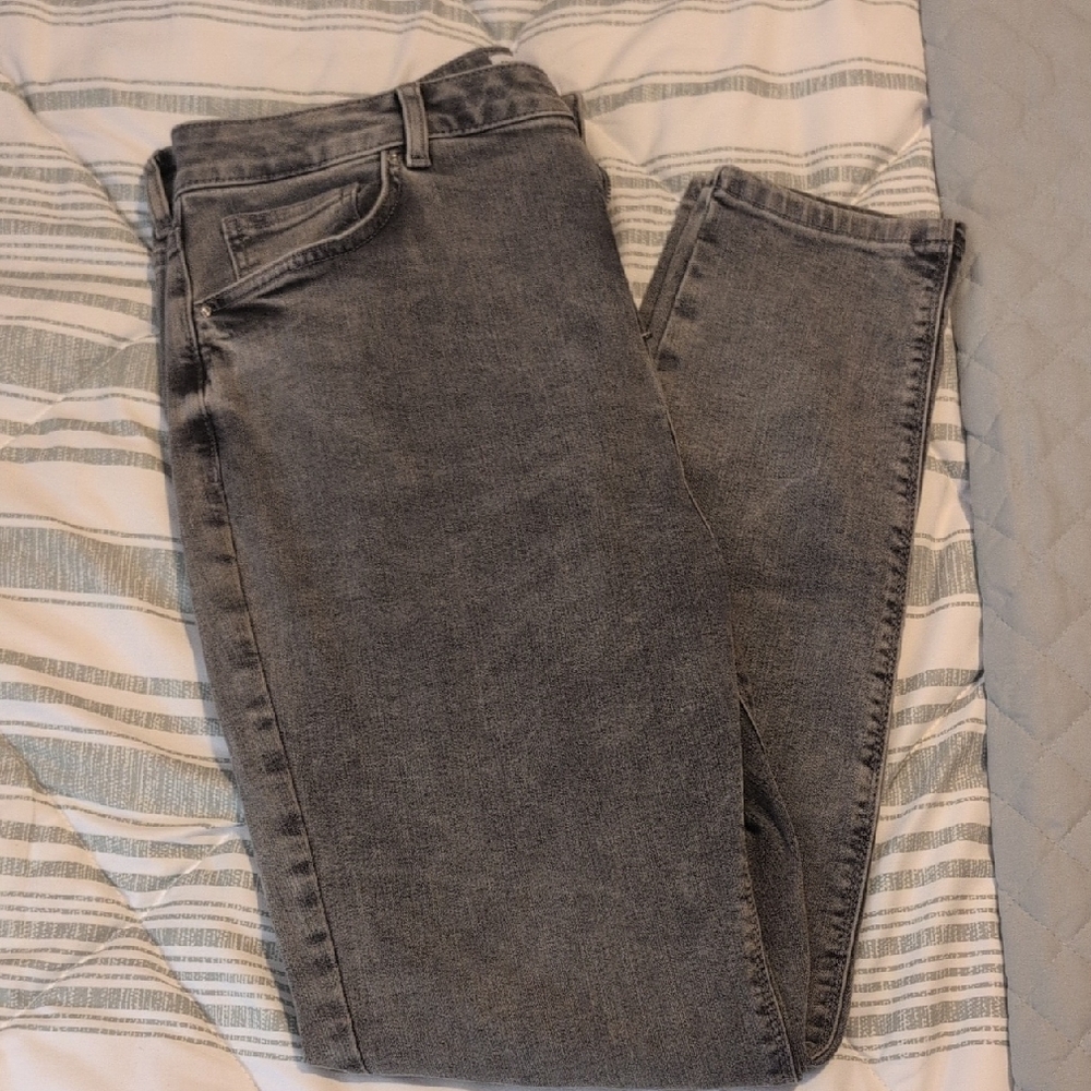 Stylish Gray Denim Jeans